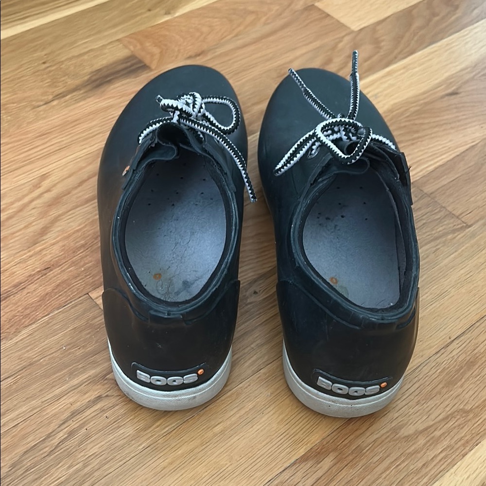 Bogs Black Water Shoes Slip-On Comfort